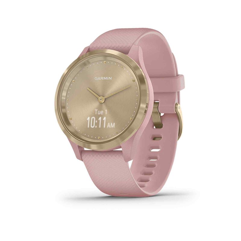 GARMIN Vivomove 3s Dust Rose With Light Gold Hardware 39mm GM-010-02238-81-image 1