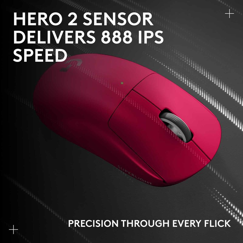 LOGITECH G Pro X Superlight 2c Gaming Mouse - Magenta 910-007547-image 14