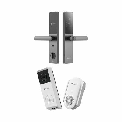 EZVIZ Lever Handle Smart Lock + Video Doorbell Bundle DL05 + EP3X