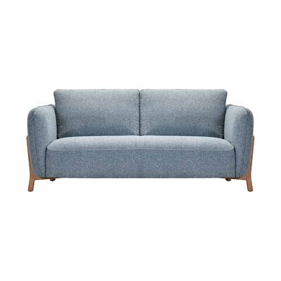 MUZE 3 Seater (fab) F20 Blue Fabric Sofa CORINNA