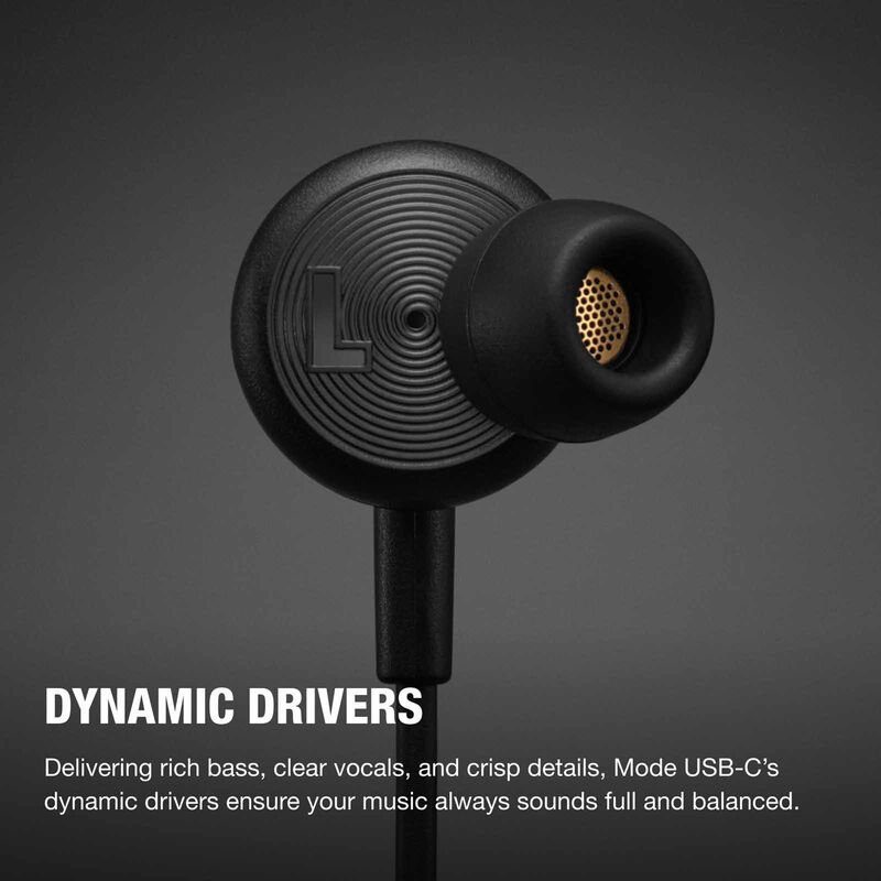 MARSHALL Wired Earphones With Built-in Mic MODE USB-C (BLACK)-image 6