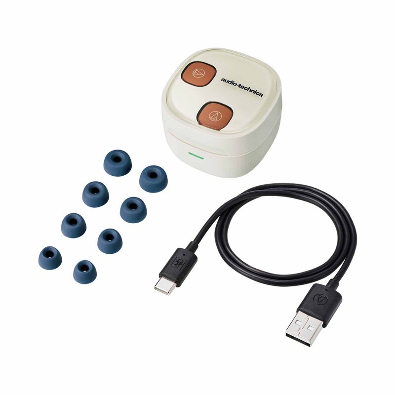 AUDIO TECH True Wireless With Active Noise Cancellation - White Camel ATH-SQ1TW2NC WCM-image 4