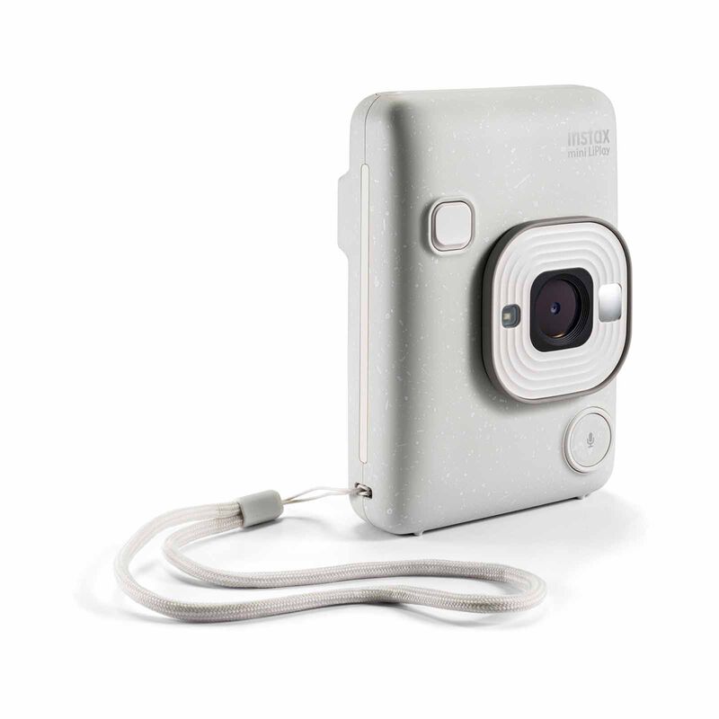 FUJIFILM Instant Photo Camera INSTAX MINI LIPLAY C (MISTY WHITE)-image 3