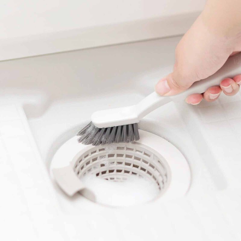 MARNA Grout Cleaning Brush W/tweezers (30x215x43mm) - White W652-W-image 7