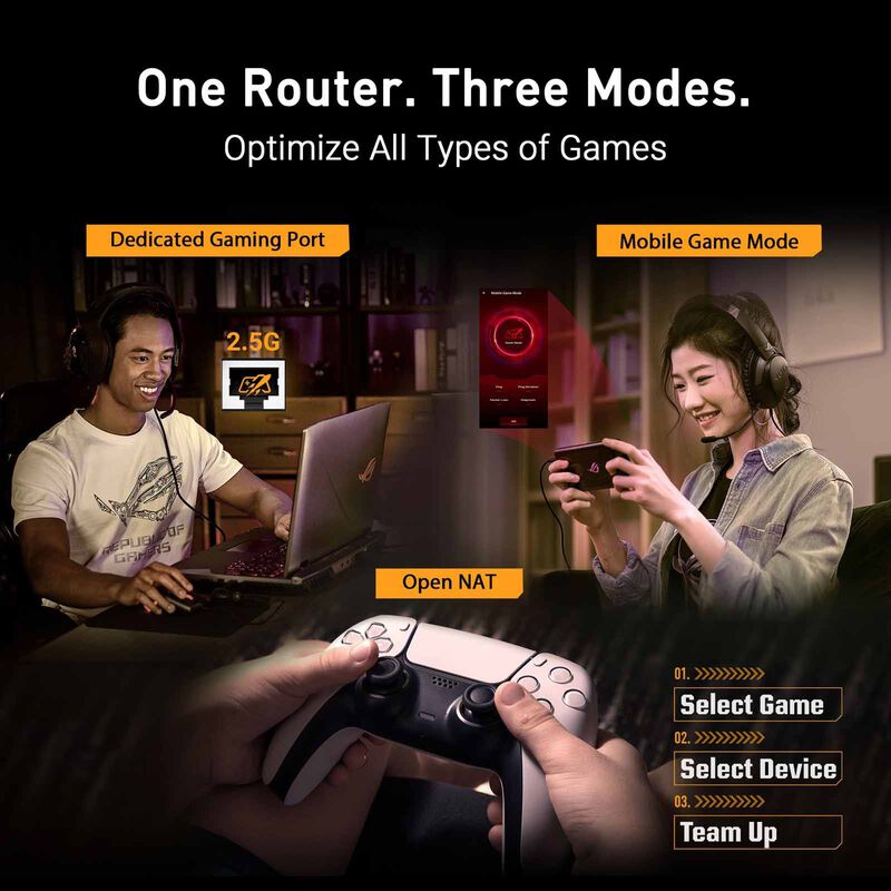ASUS Dual Band Wifi 7 Gaming Router TUF-BE6500-image 8