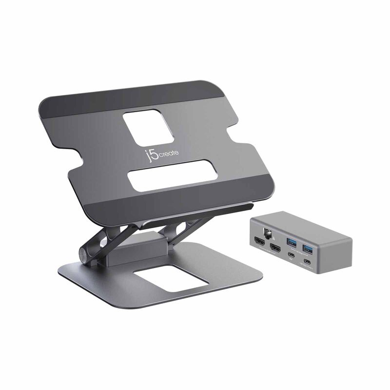 J5CREATE Multi-angle Dual Hdmi Docking Stand JTS427-image 1