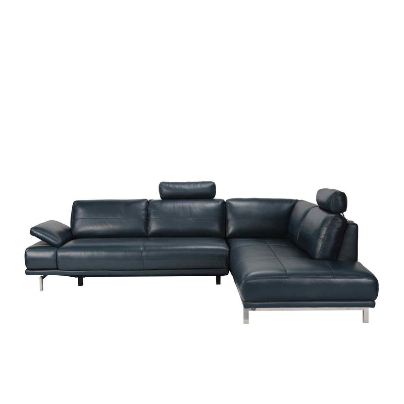 L Shaped (fl) C10 Right Mto Full Leather Slider Sofa+2 H/r ELIZA-image 2