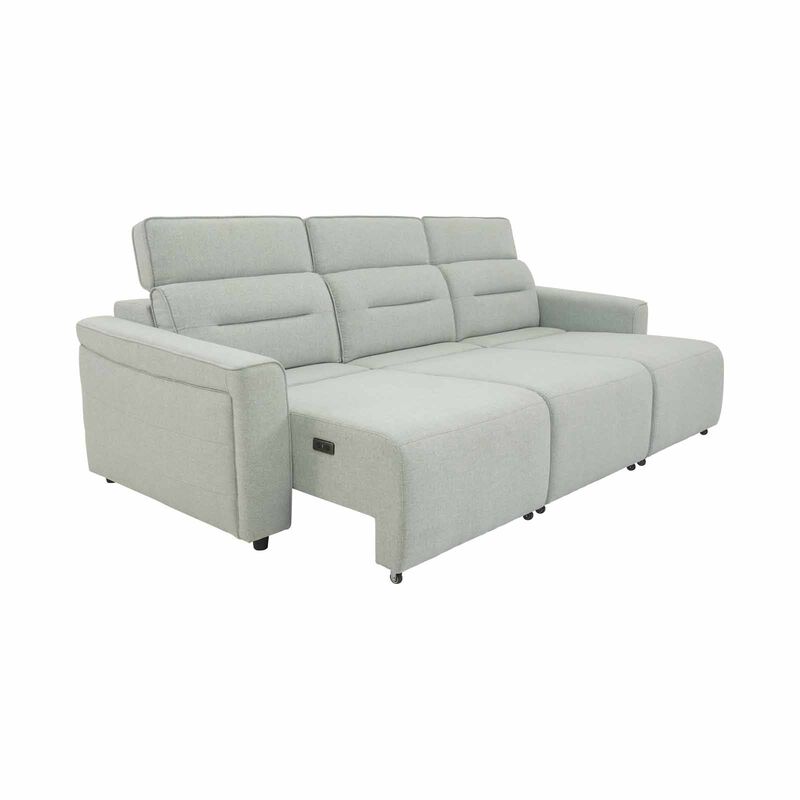 SOLOTTI 3 Seater Sofa (fab) Electric Extendable Green MIRA-image 5