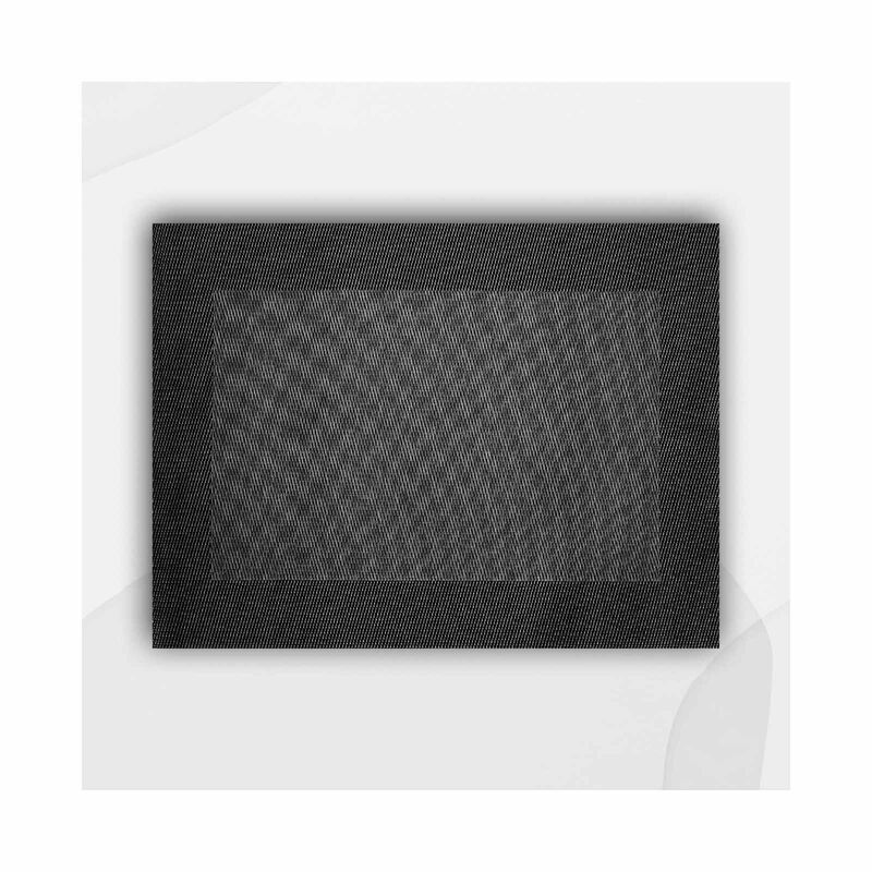 RAPEE Border Placemat Black (online) BORDEPMBLK-image 1