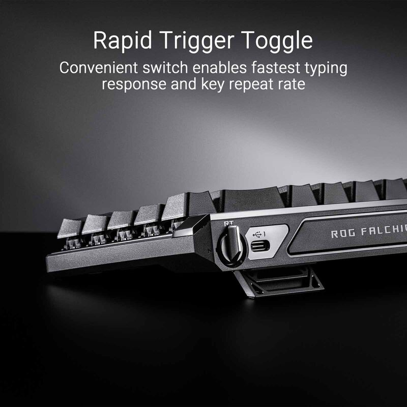 ASUS Asus Rog Falchion Ace Hfx Magnetic Switch Keyboard (black) M605 ROG FALCHION ACE HFX/HFX/US/PBT-image 7