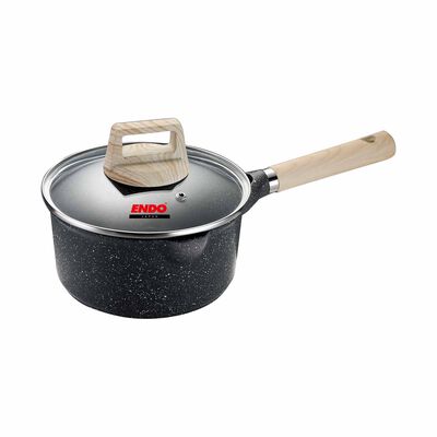 ENDO Ganseki 18cm I.h. Die Cast Saucepan E-GSK-18SP