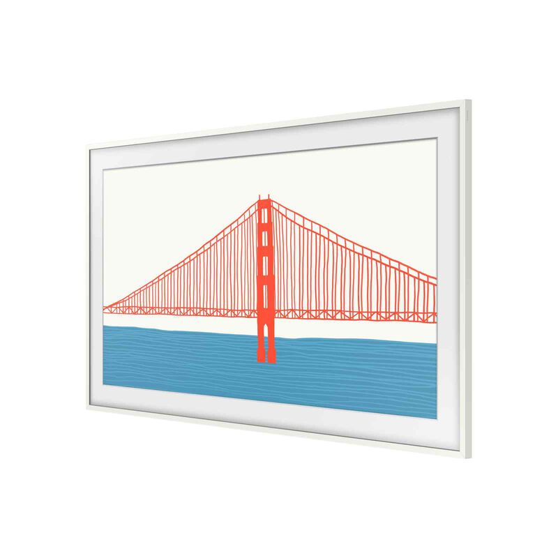 SAMSUNG 55in White Frame Bezel For Qa55ls03aakxxs VG-SCFA55WTBRU (WHITE)-image 2