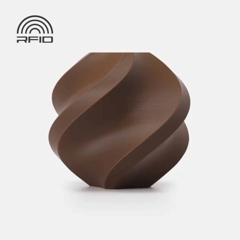BAMBU LAB Pla Basic - Cocoa Brown - With Reusable Spool BAM-A00-N1-1.75-1000-SPL-image null