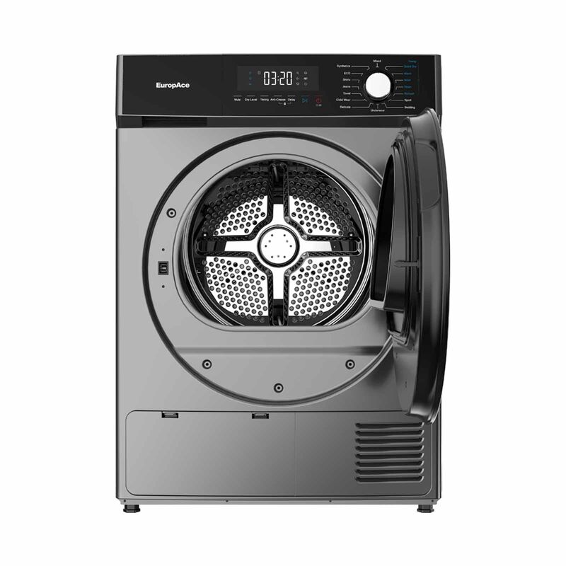 EUROPACE Heat Pump Dryer (9kg) - Gun Metal EDY8900EGM-image 2