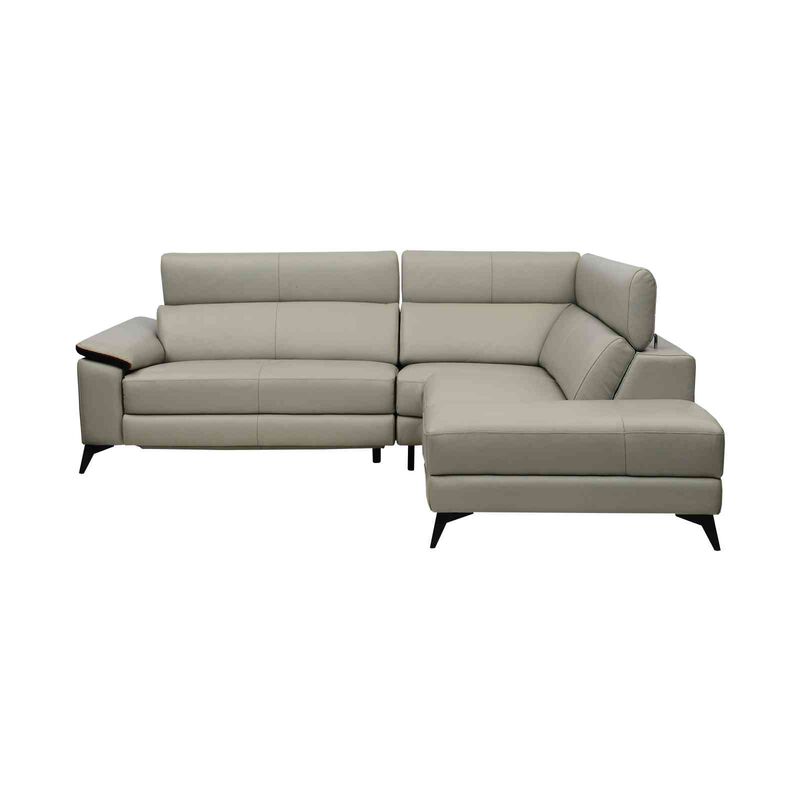ARMADIO L Shaped (fl-v) Right Mto Full Leather Sofa Set JANELLE-image 1