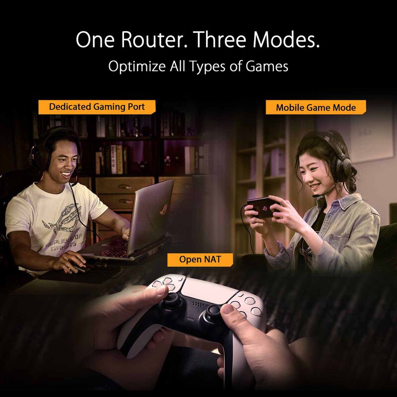 ASUS Wifi 7 Dual Band Gaming Router TUF-BE3600-image 11