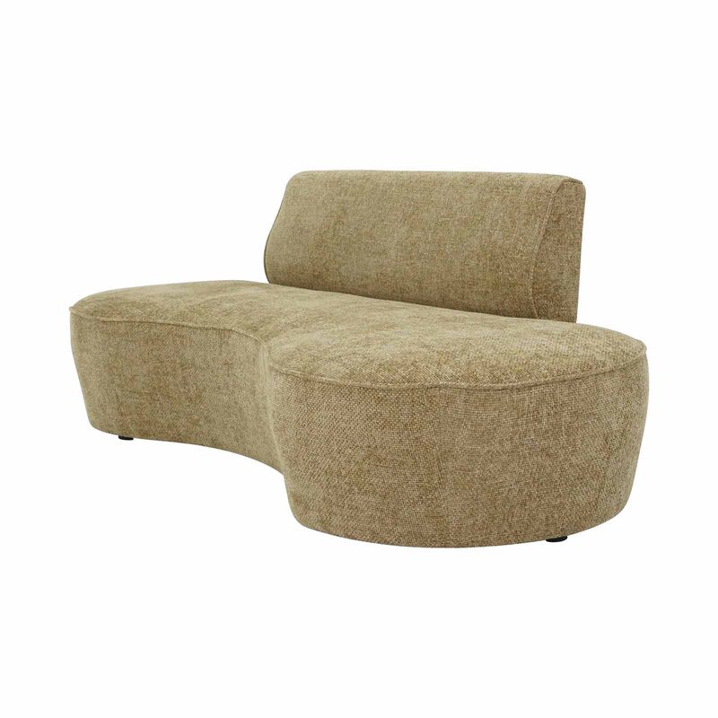 MUZE Armless Sofa (fab) Fawn TAMMI-image 2