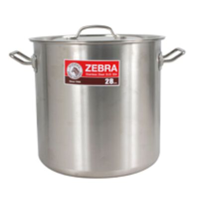 ZEBRA 28cm 17ltr S/s Stock Pot 171028