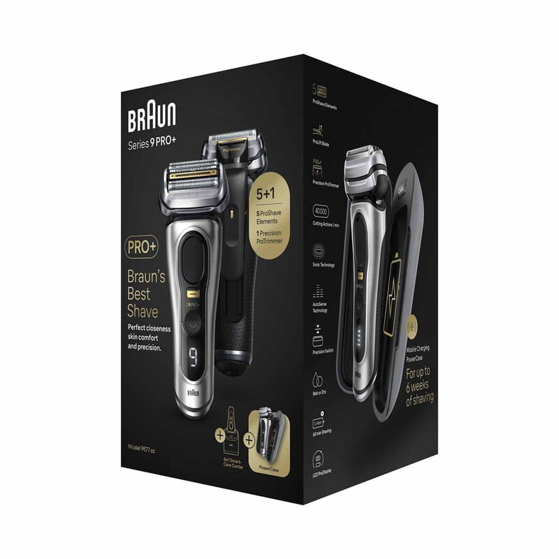 BRAUN Series 9 Pro+ Wet & Dry Shaver With Smartcare Centre And Power Case 9577CC-image 8
