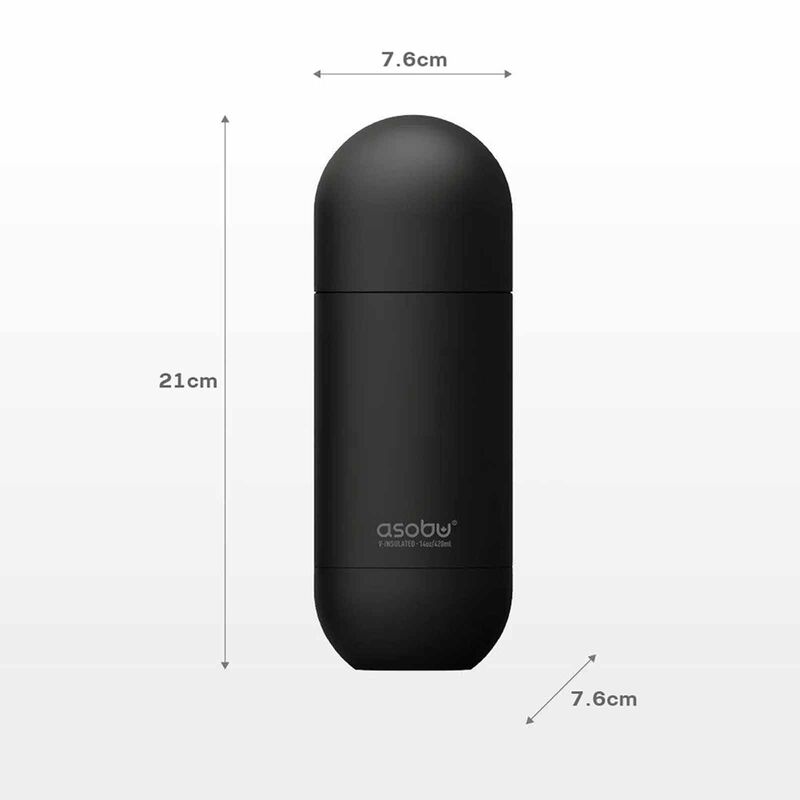 ASOBU Orb Water Bottle White 420ml ASBV30WH-image 2