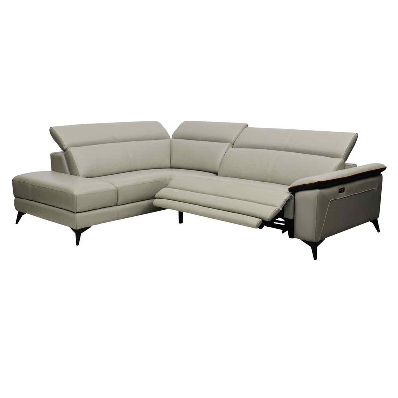 ARMADIO L Shaped (fl-v) Left Mto Full Leather Sofa Set JANELLE-image 6