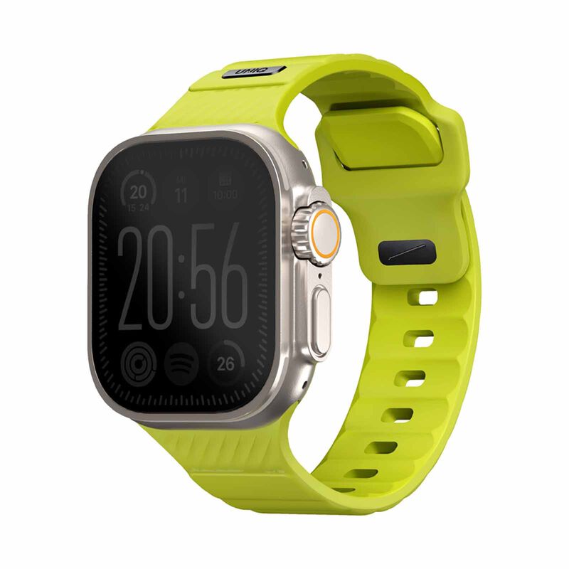 UNIQ Stride Fkm Rubber Apple Watch Strap 49/45/44/42mm - Lime Green (lime Green) UNIQ-49MM-STRILGRN-image 2