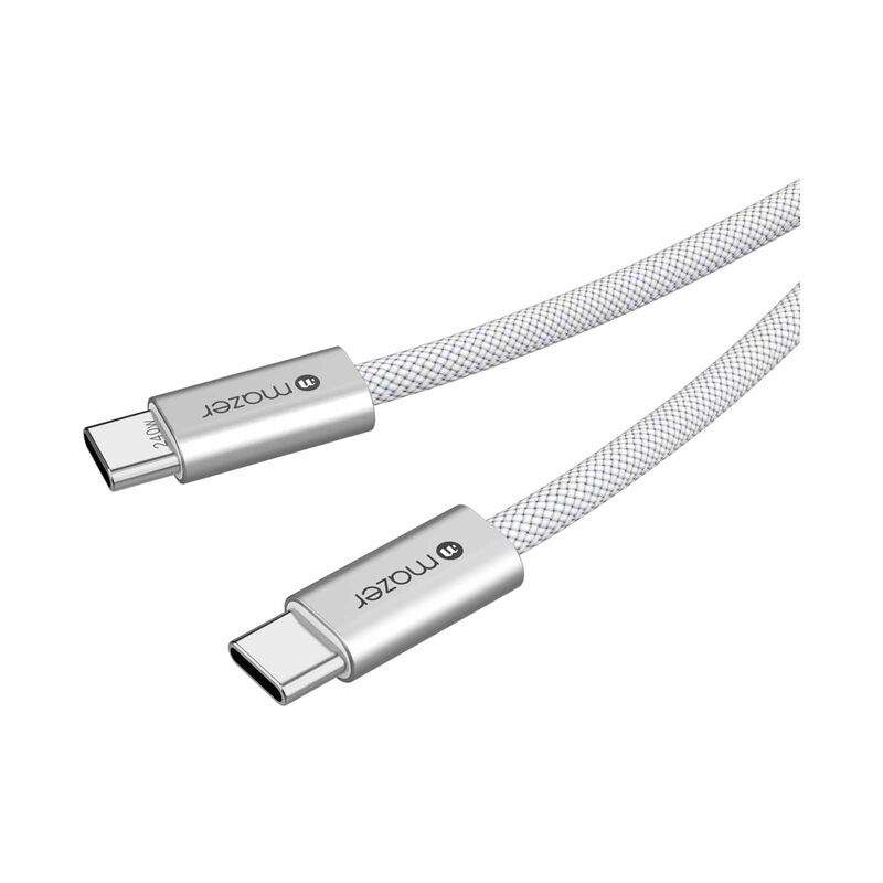 MAZER Infinitelink Flex2 240w/1m Usb-c Braided Cable-white M-FLEX2-C1M-WH-image 7