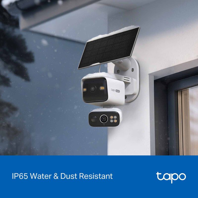 TP LINK Solar-powered Dual-lens Pan/tilt Security Camera Kit TAPO C645D KIT-image 8