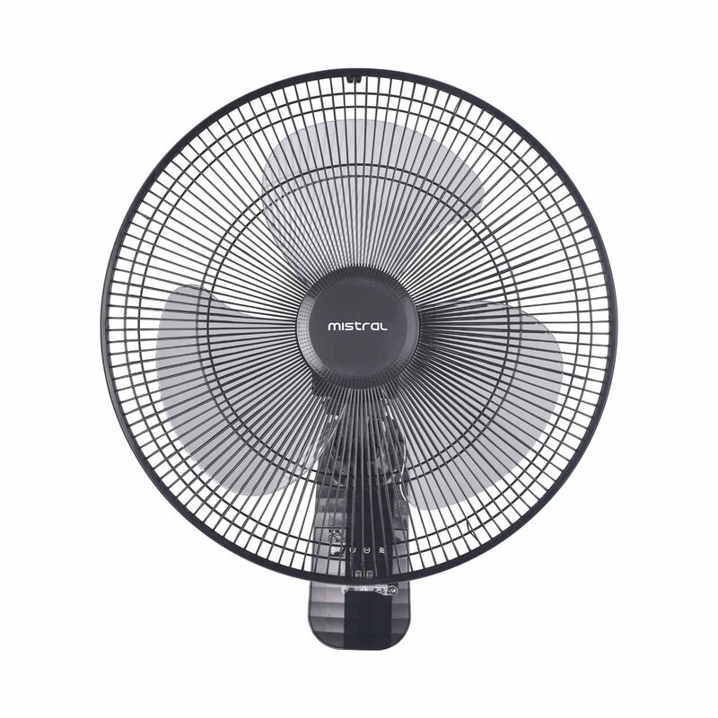 MISTRAL 16 In Dc Wall Fan With Remote Control-black MWF4036DR-image 1