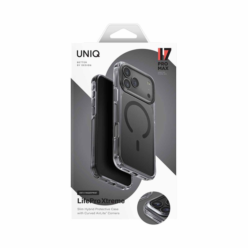UNIQ Hybrid Iphone 17 Pro Max (2025) 6.9 Magclick Charging Lifepro Xtreme (af) - Frost Smoke UNIQ-IP6.9P(2025)-LXAFMFSMK-image 1