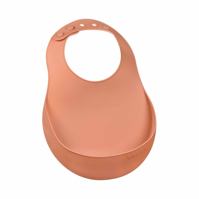 BEABA Bib - Terracotta (online) SILICONE-image 4