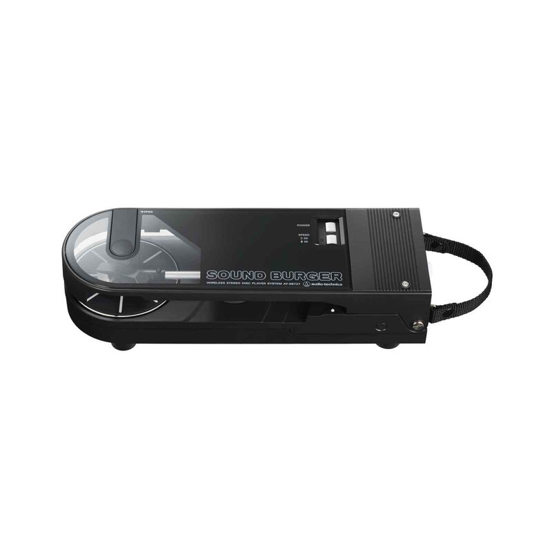 AUDIO TECH Portable Bluetooth Turntable (black) AT-SB727 BK-image 4