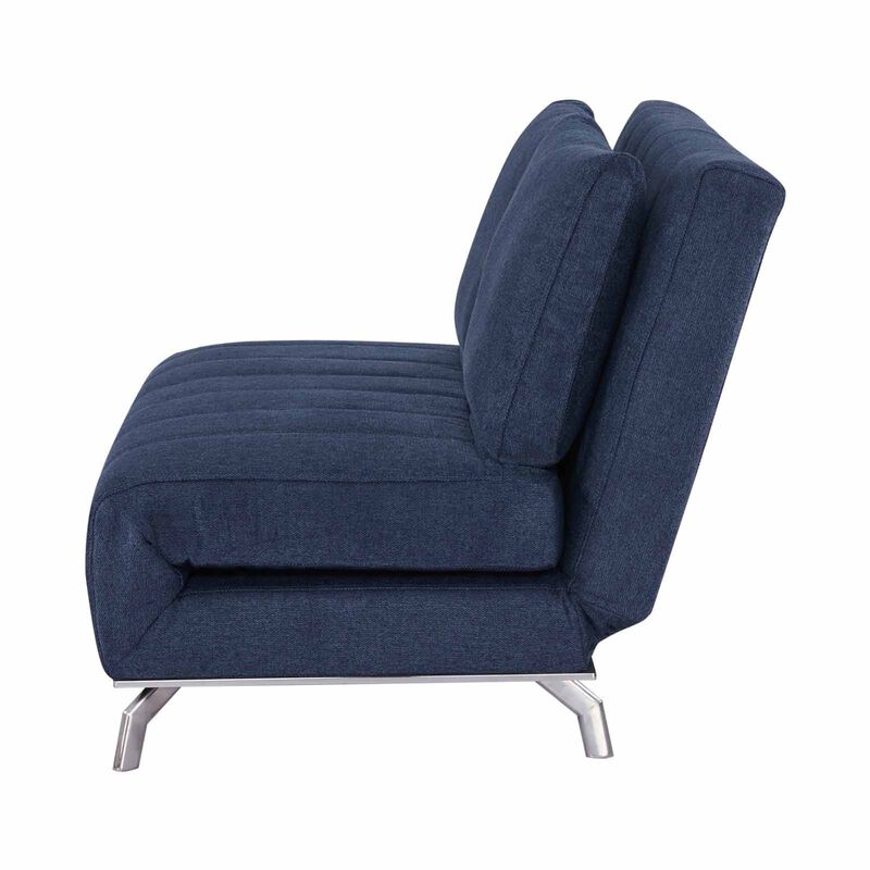 Sofa Bed Blue LUSIA-image 3