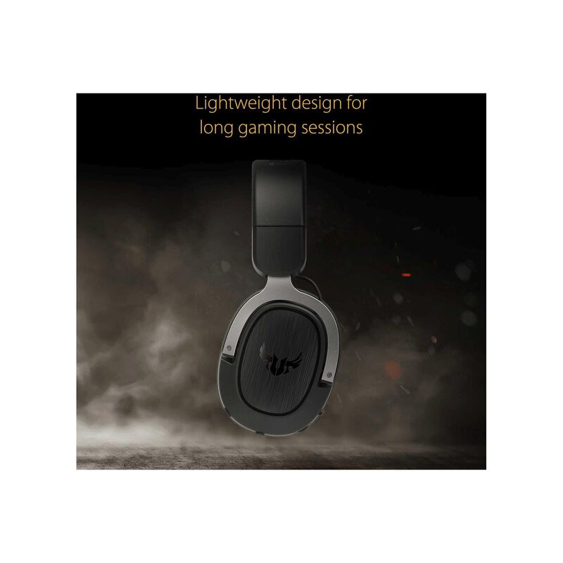 ASUS 3.5mm Lightweight Gaming Heads Et 7.1 Surround Sound W/ Mic AS TUF GAMING H3 (GUN METAL)-image 4