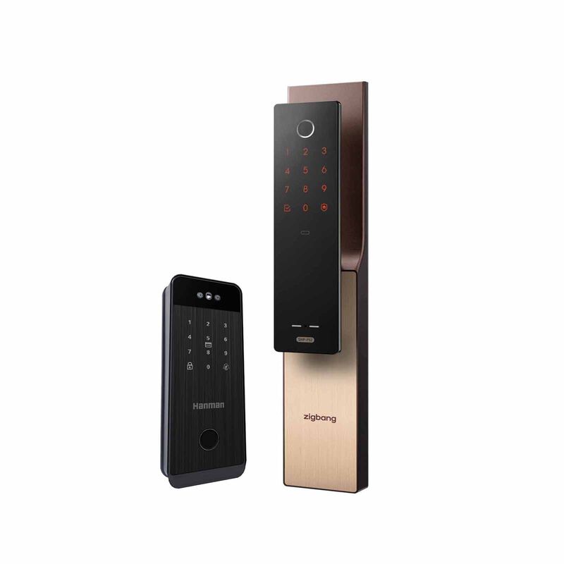 ZIGBANG Gate Lock H1 + Door Lock Shp-p52h (copper) H1 + SHP-P52H (COPPER)-image 3