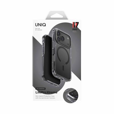 UNIQ Hybrid Iphone 17 Pro (2025) 6.3 Magclick Charging Lifepro Xtreme (af) - Frost Smoke UNIQ-IP6.3P(2025)-LXAFMFSMK