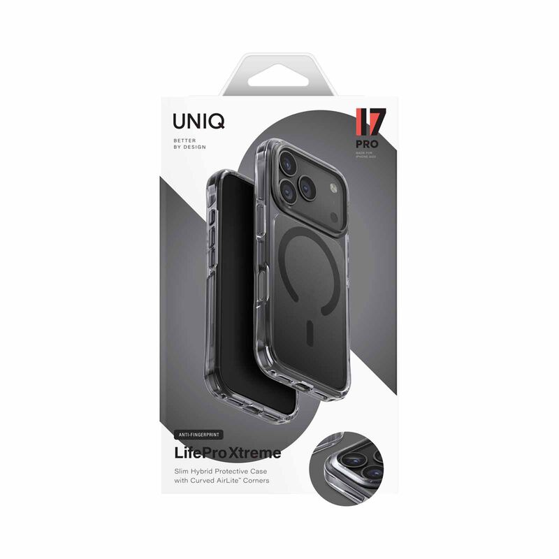 UNIQ Hybrid Iphone 17 Pro (2025) 6.3 Magclick Charging Lifepro Xtreme (af) - Frost Smoke UNIQ-IP6.3P(2025)-LXAFMFSMK-image 1