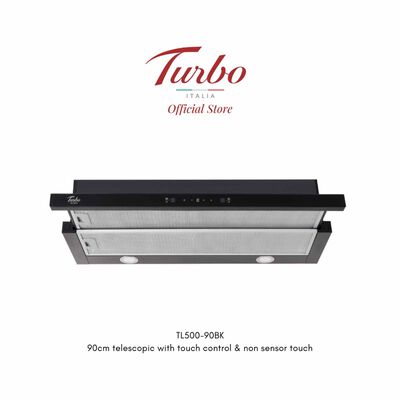 TURBO 90cm Telescopic Hood TL500-90BK
