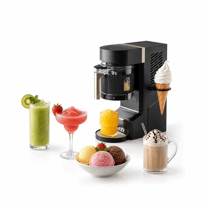 DREAME Slm60 2-in-1 Slushie & Ice Cream Maker - Black DM-SLM60-GY-image 1