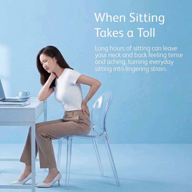 OSIM Upebble Foot Reflexology Massager + Uergoh Air Neck & Back Massage Pad OS-3261 + OS2262-image 3