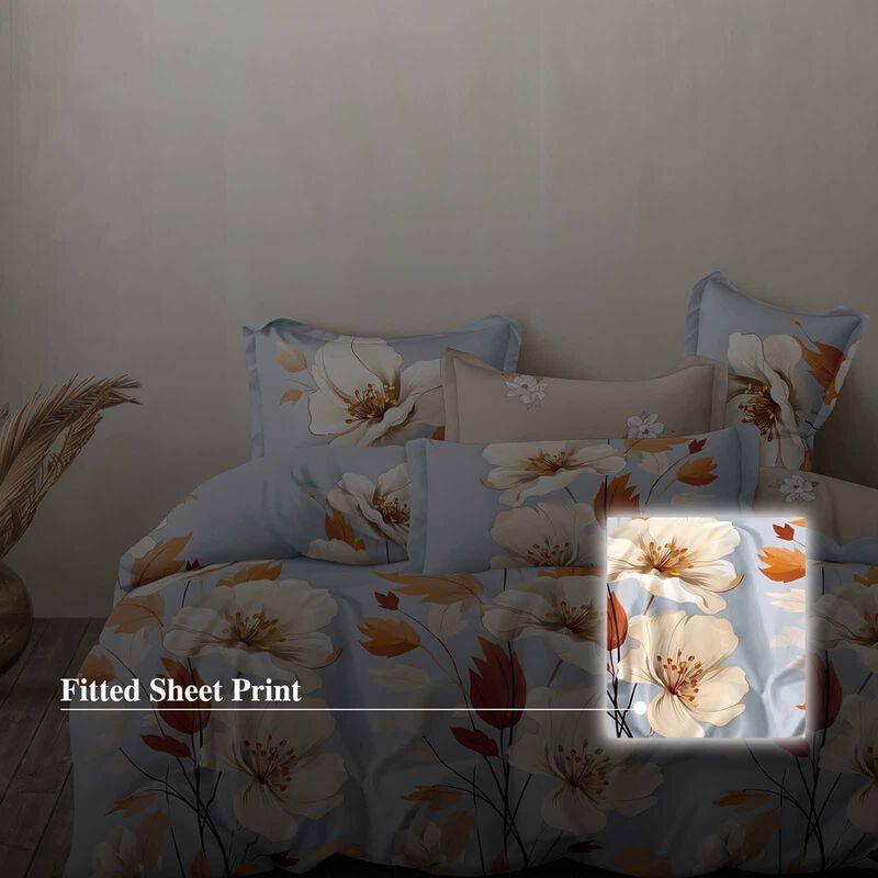 HILLCREST Hillcrest I 988tc Comfylux I Printed I Single Fitted Sheet Set I Comfort ( Oe ) 7467 - B I S I FS I COMFORT-image 3