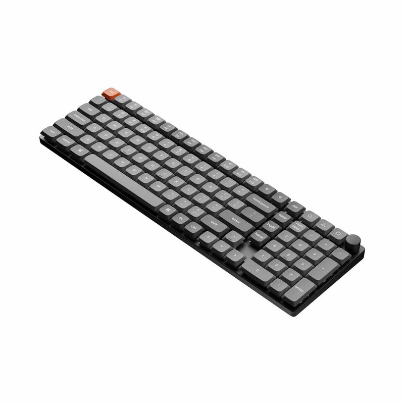 KEYCHRON K17 Max Qmk Wireless Custom Mechanical Keyboard, 96% 100 Key, Knob, Red Switch, Rgb Backlight, Hot-s KYCN-K17M-H1-image 2