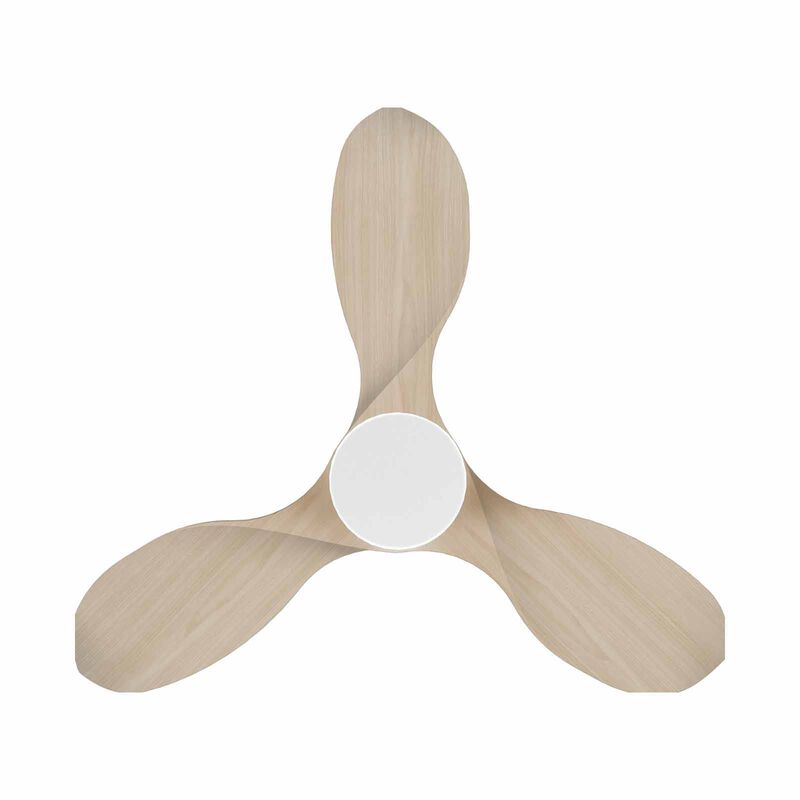 EUROPACE 41 In Dc Motor Ceiling Fan (hugger) With Light - White/ Wood ECF41H - WHLW-PG-image 3