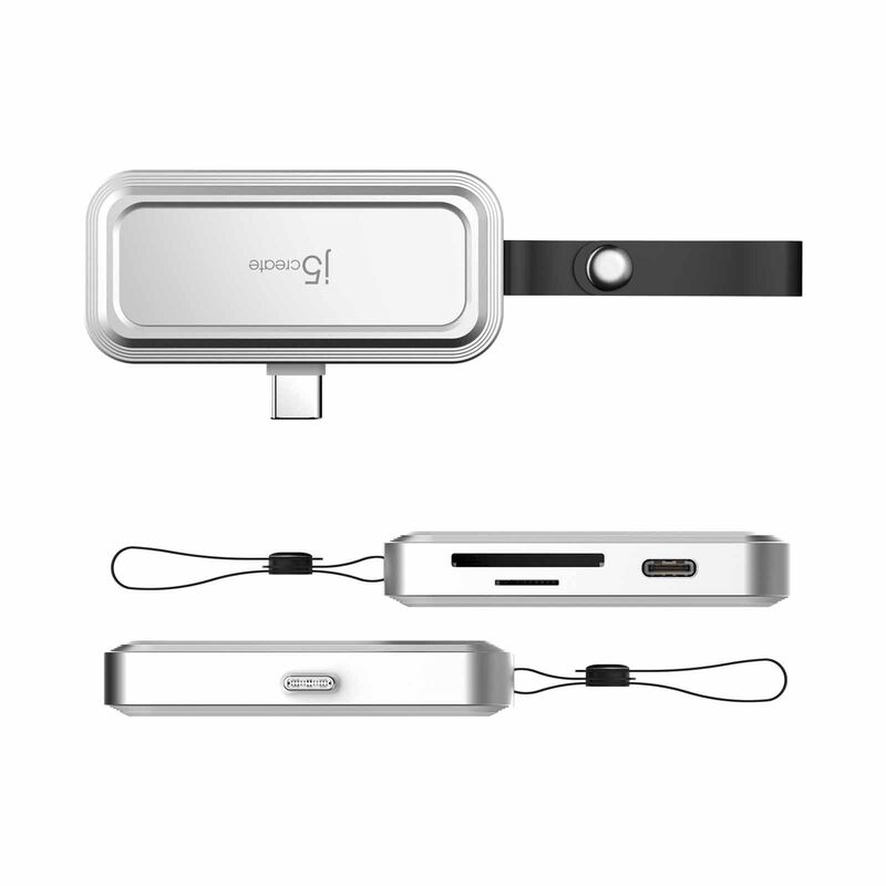 J5CREATE Usb-c To Sd/microsd Adapter For Smartphones (white) JCHSD34W-image 4