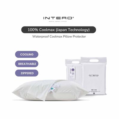 INTERO Intero I Shield Guard I Water Proof Coolmax I Pillow Case ( 1 Pcs ) (oe) 7425 I SHIELD GUARD I PILLOW 1PCS