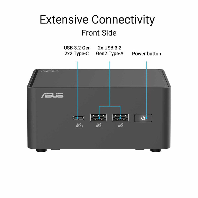 ASUS Nuc 15 Pro Tall C7-240h 16gb 512gb Ssd Win 11 Pro Intel Graphics RNUC15CRHC7073C3-image 6