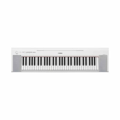 YAMAHA Portable Keyboard With Adaptor Pa-130b - White NP-15WH/PA