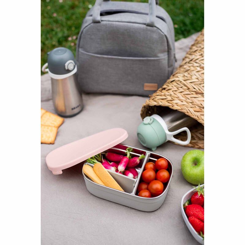 BEABA Lunch Box - Dusty Rose (online) STAINLESS STEEL-image 4