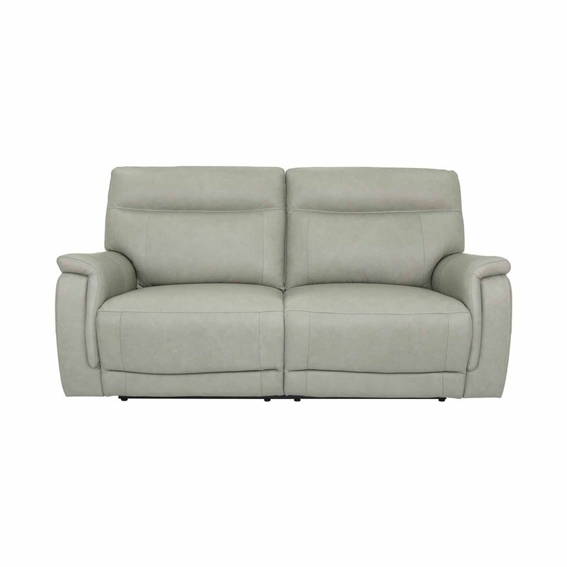 2rr-m Seater (fl) Lt Grey Full Leather Sofa KAROLYNN-image 1