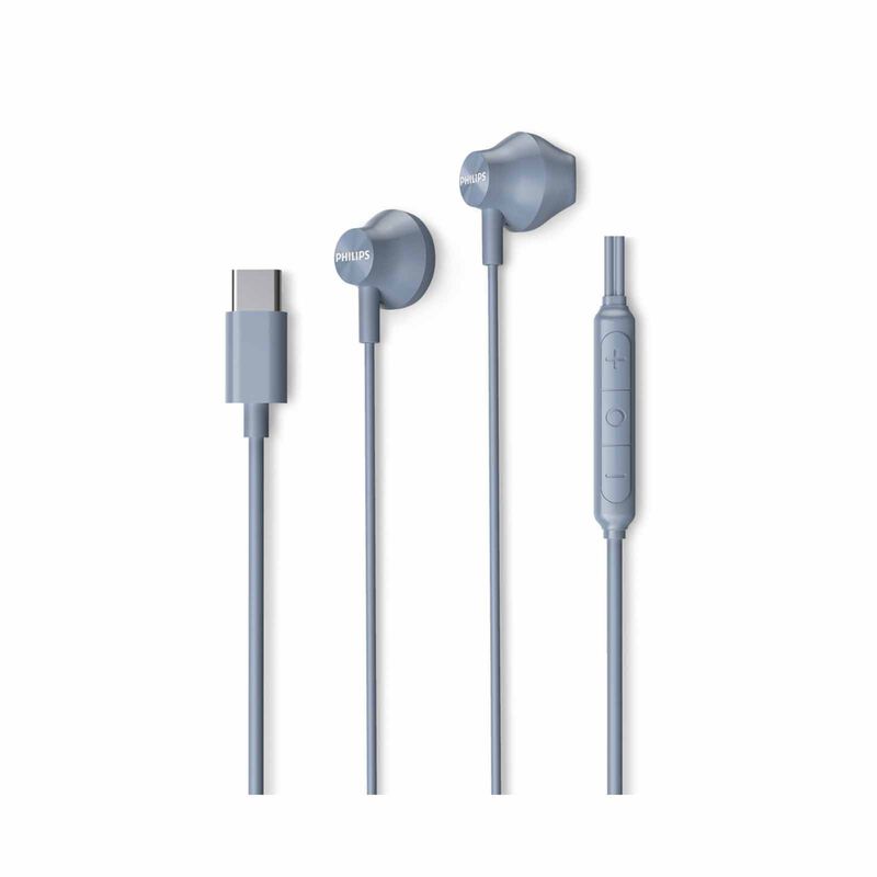 PHILIPS Wired In-ear, 1.2m, 14.2mm Neodymium Driver, Built-in Mic, Play/pause Button TAE2000LB/97-image 2